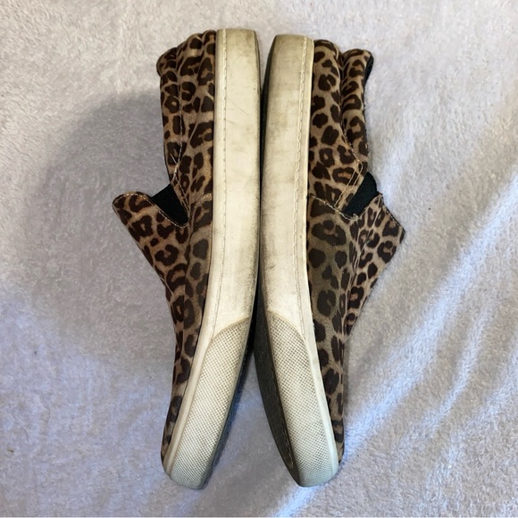 Soda Cheetah Leopard Print Slip On Shoes Sneakers Boat Women 8.5 Relax Casual - Picture 4 of 9